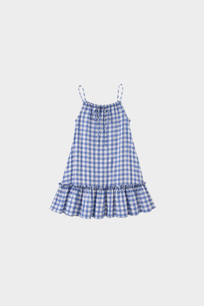 Blue Plaid Luna Dress