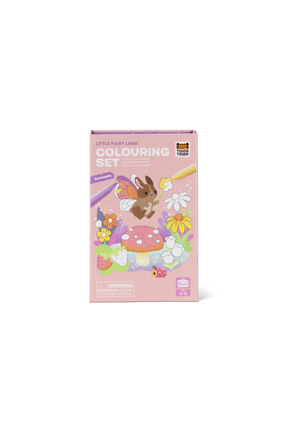 TIGER TRIBE SHIMMER COLOURING SET - LITTLE FAIRYLAND