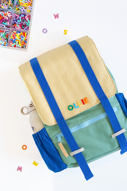 Personalisable 365 Backpack Blue Colour Block