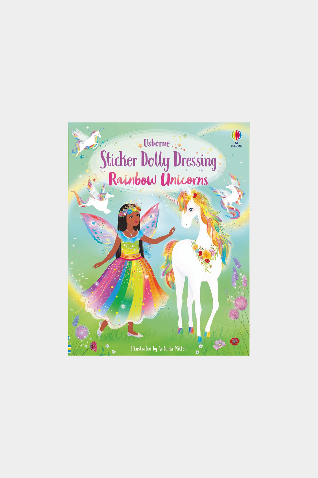 Sticker Dolly Dressing Rainbow Unicorns