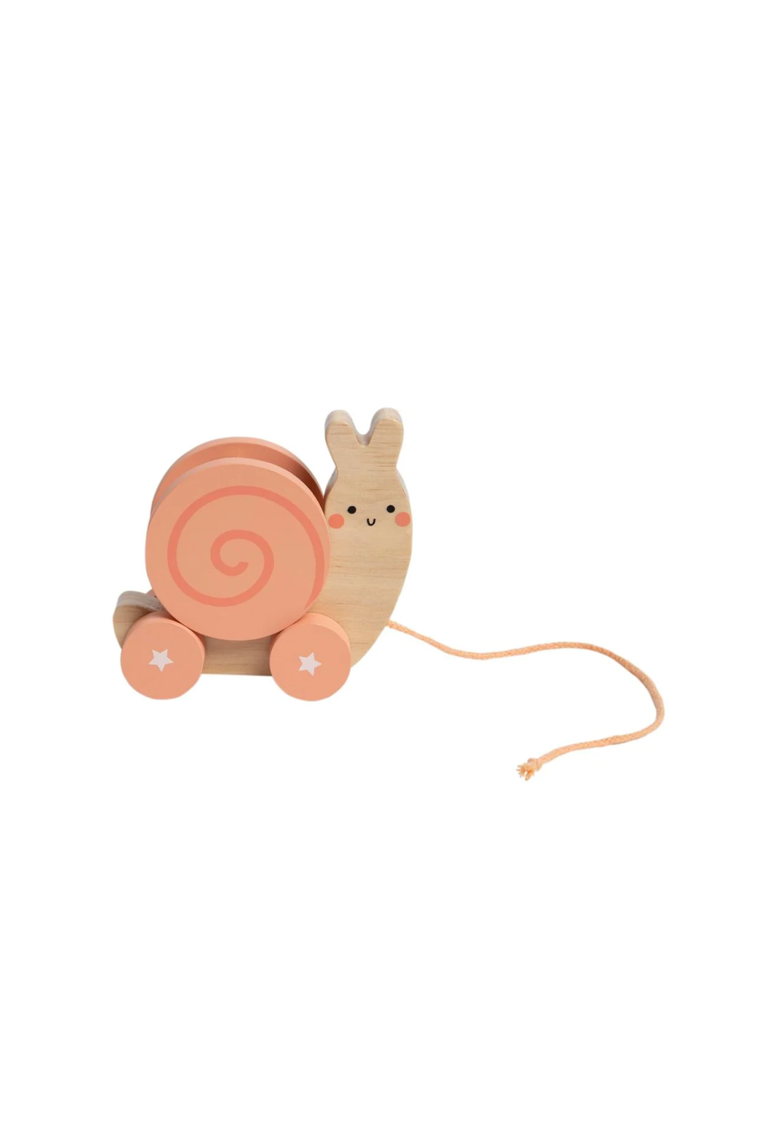 Pearhead Snail Wooden Pull Toy