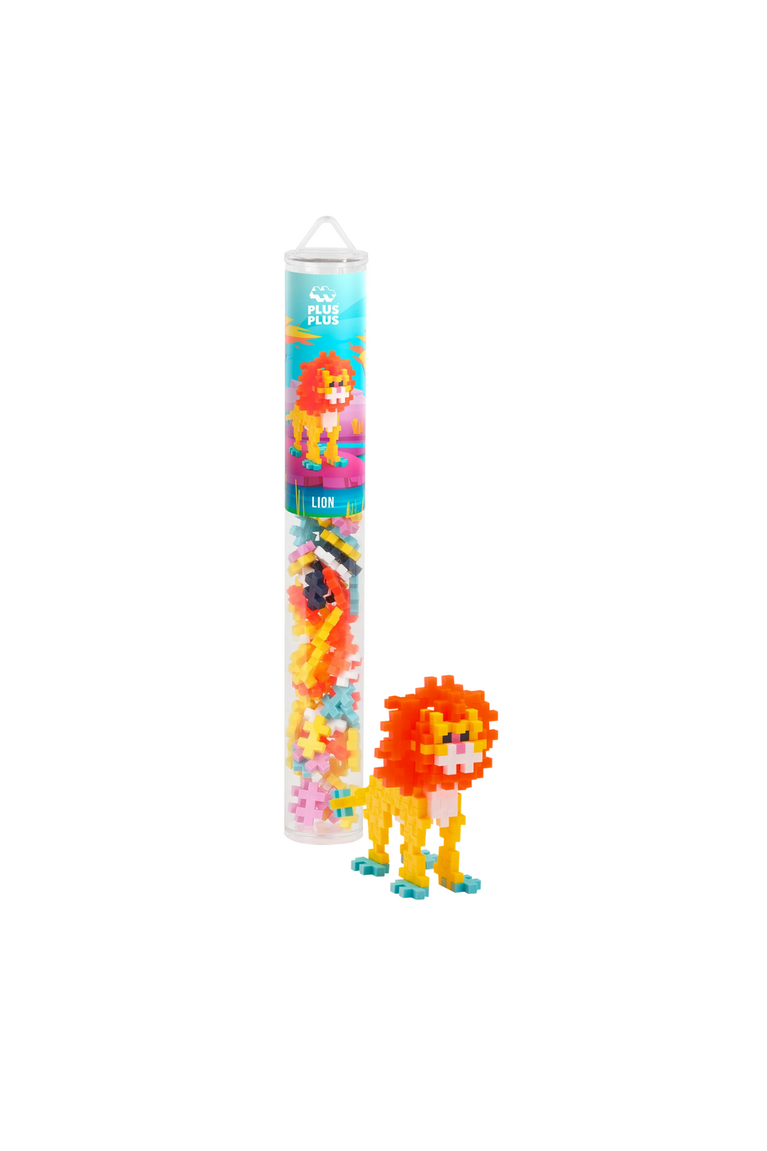 PLUS-PLUS Lion Sunny - 100 pieces Tube
