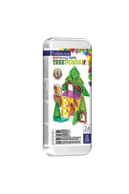MAGNA-TILES microMAGS Travel Treehouse