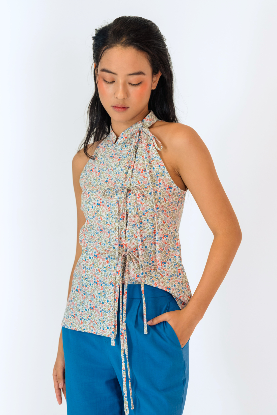 Red Clover Halter Top