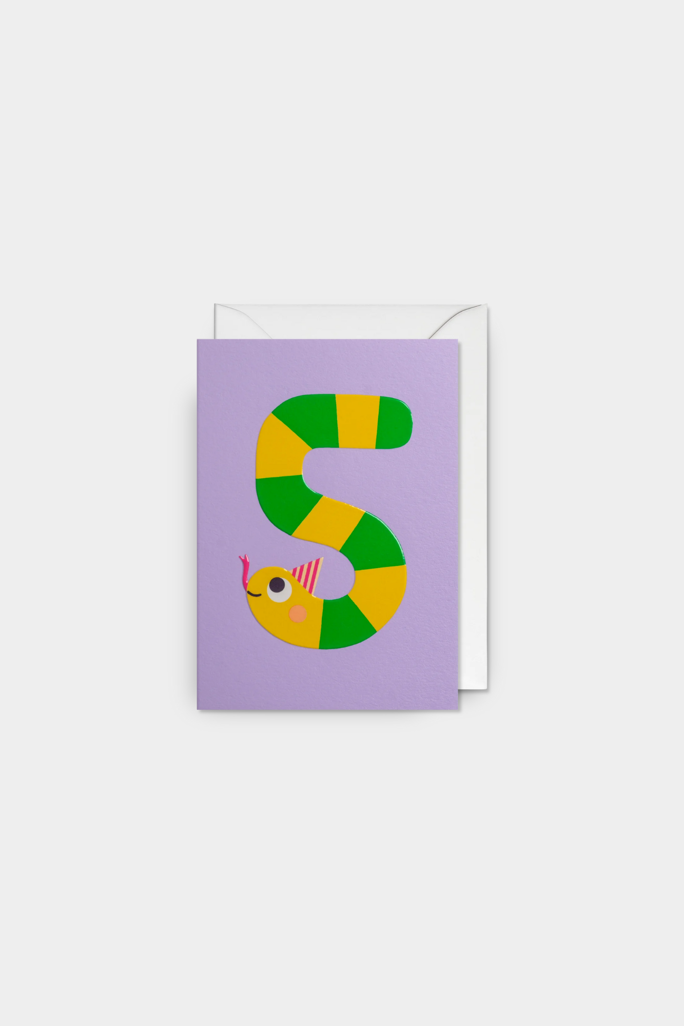 Five Today Snake Greeting Card