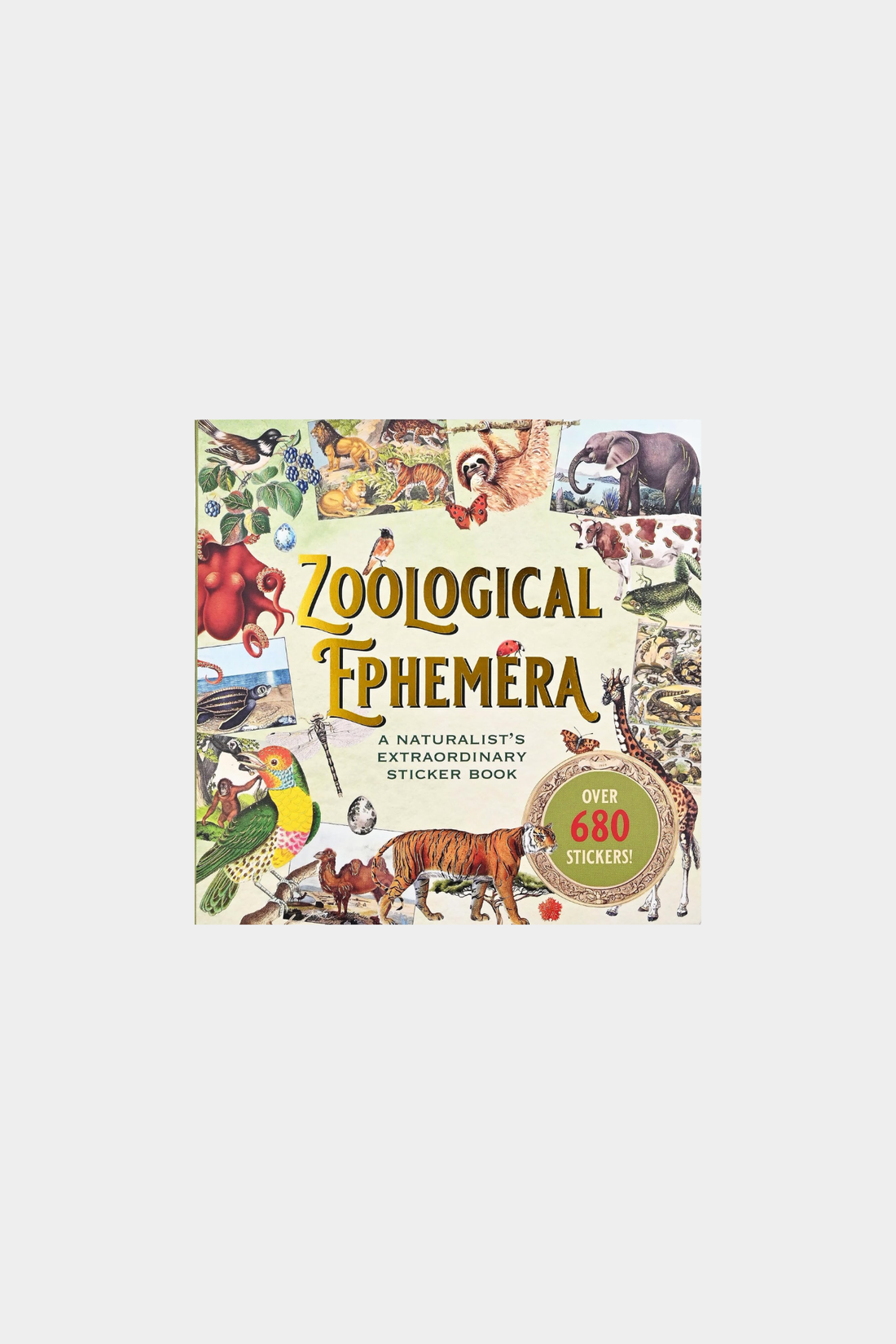 Zoological Ephemera Sticker Book