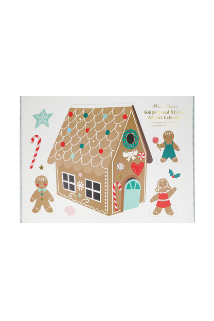 Gingerbread Sticker Advent Calendar