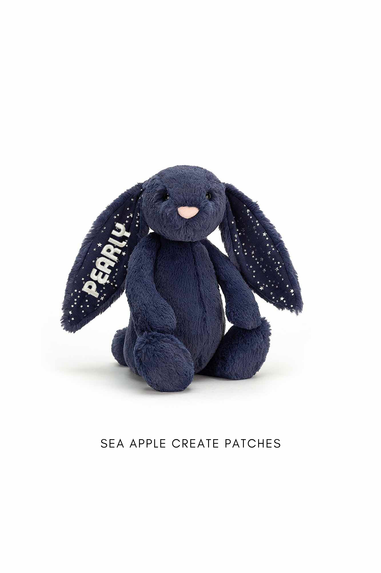 Personalisable Jellycat Bashful Bunny Stardust Medium