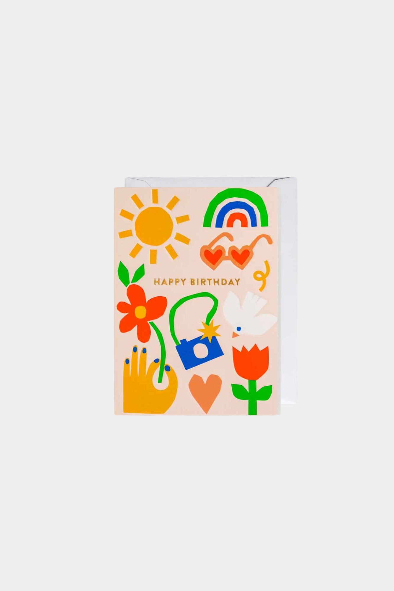 Happy Birthday Sunshine Collage Greeting Card