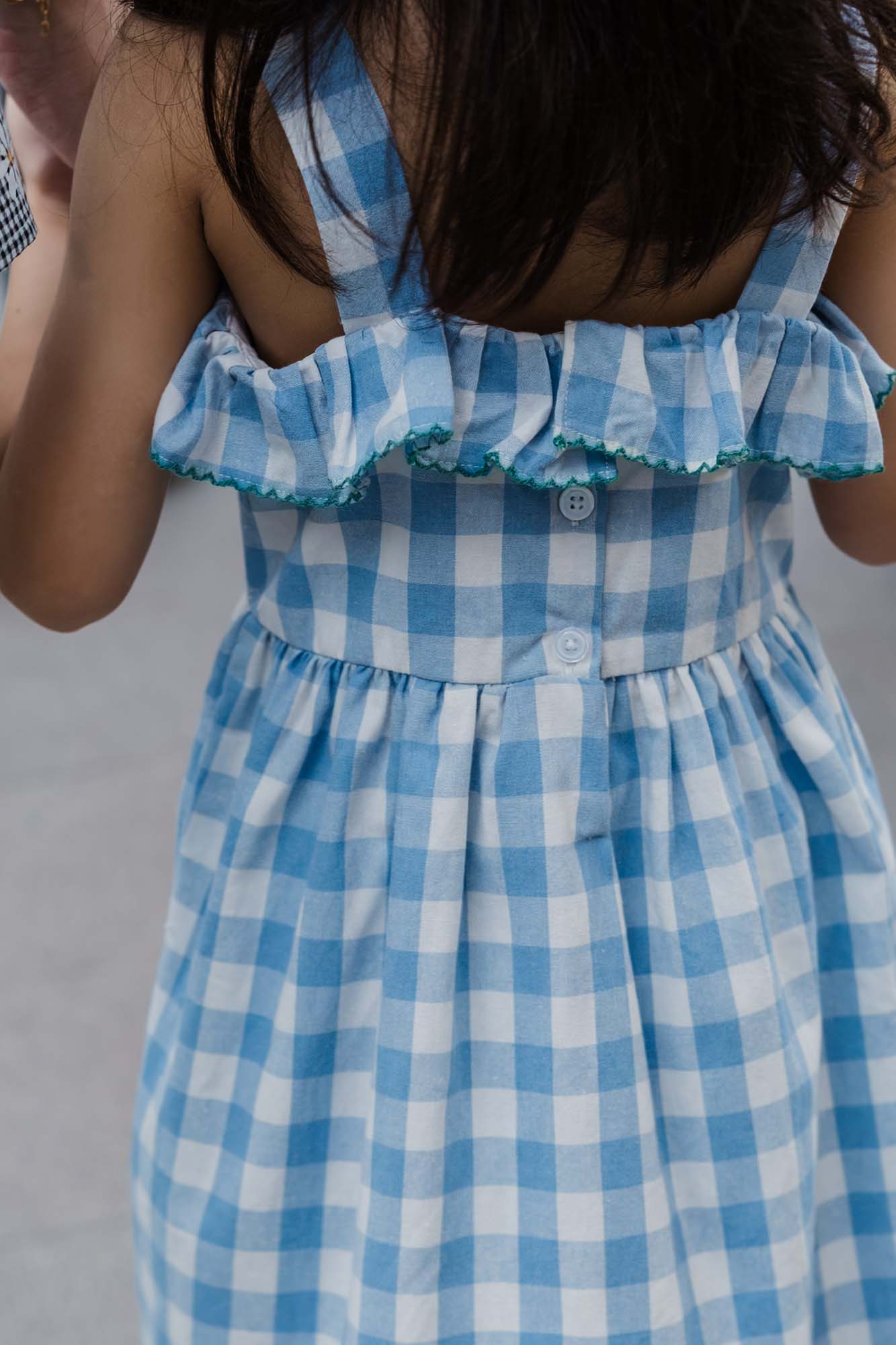 Blue Check Kelly Dress