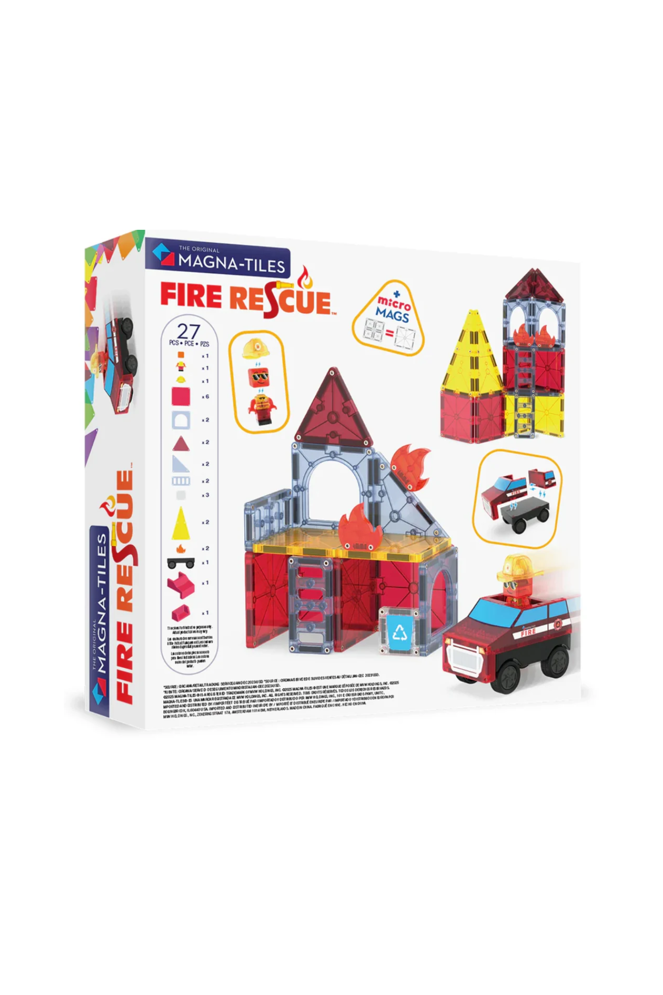 MAGNA-TILES Fire Rescue