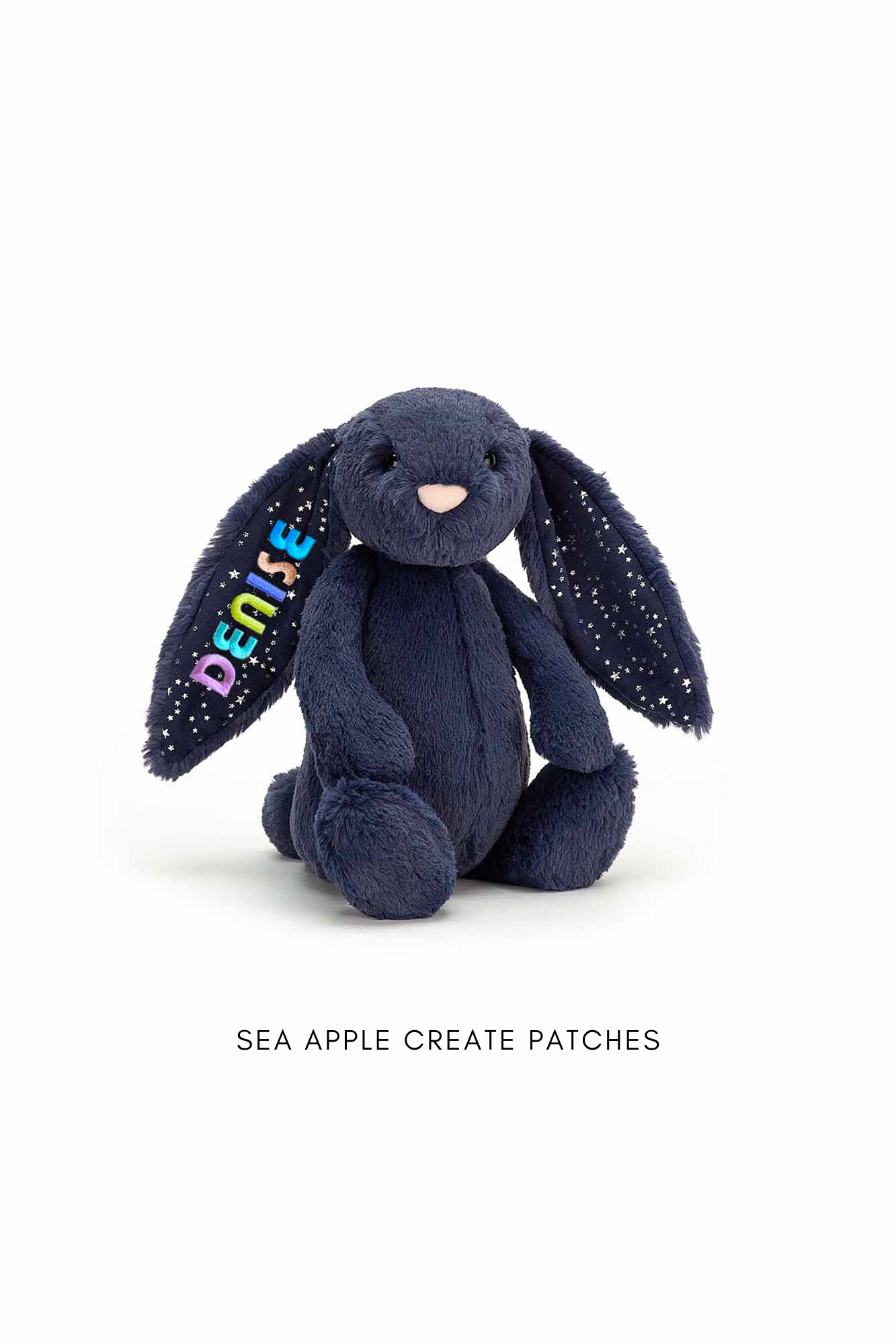 Personalisable Jellycat Bashful Bunny Stardust Medium