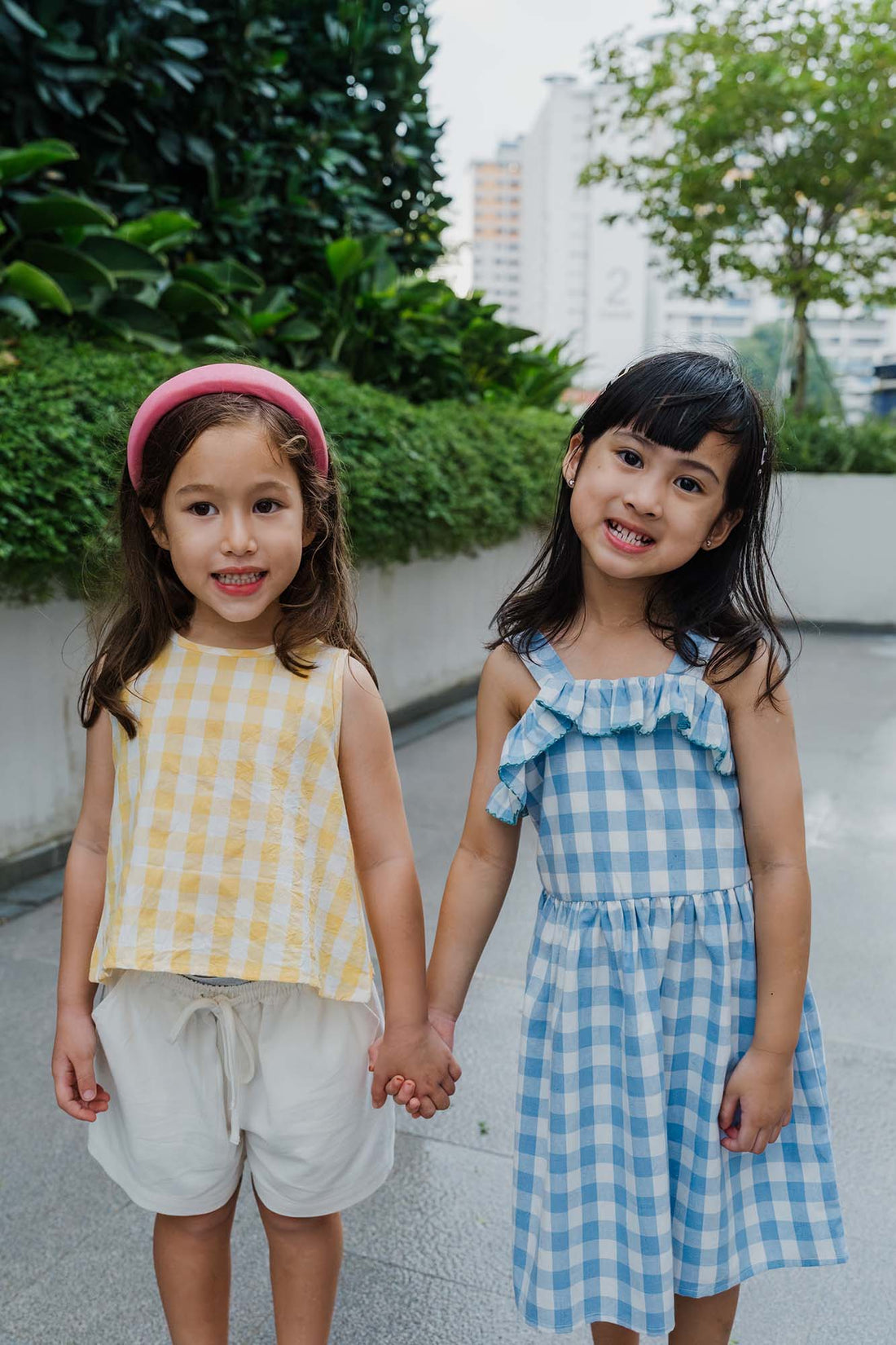 Blue Check Kelly Dress