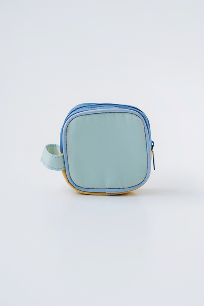 Personalisable Cobalt Stripe Block Pouch
