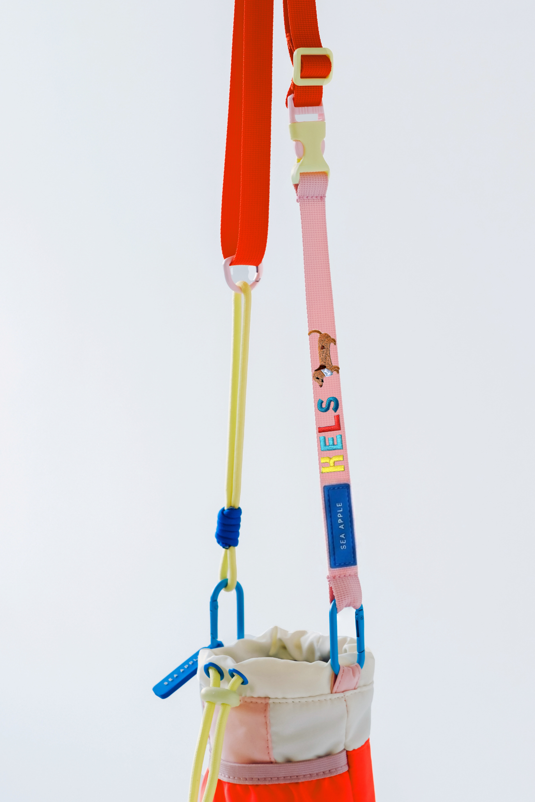 Personalisable Orange Bottle Bag