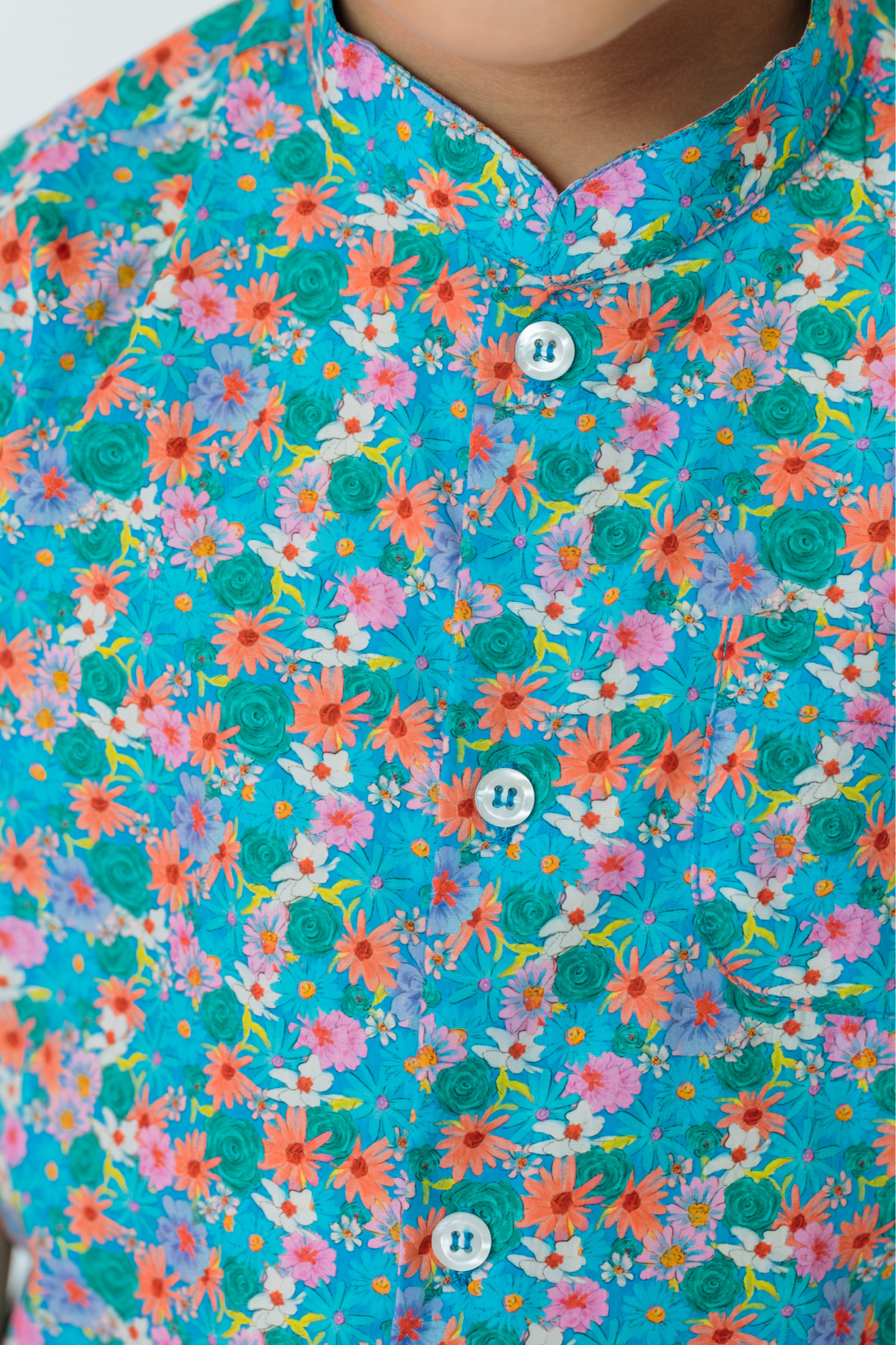 Azzurra Mandarin Shirt