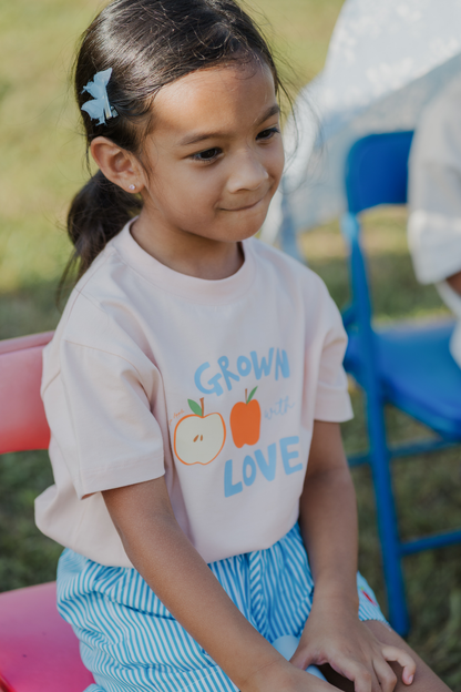 Grown With Love Blush Oversized Tee