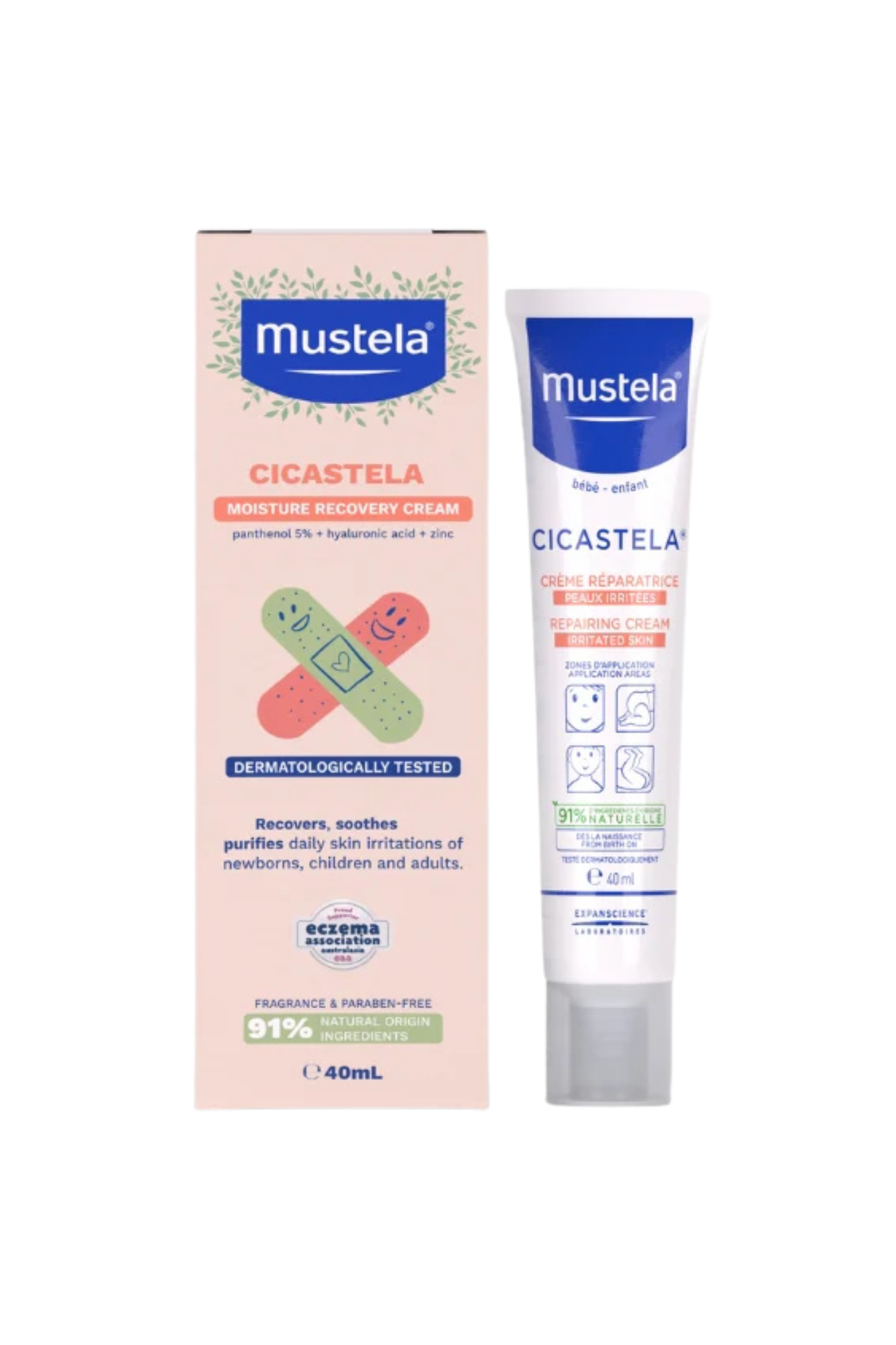 Mustela Cicastela Recovery Cream - 40ml