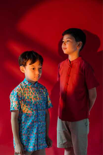 Azzurra Mandarin Shirt