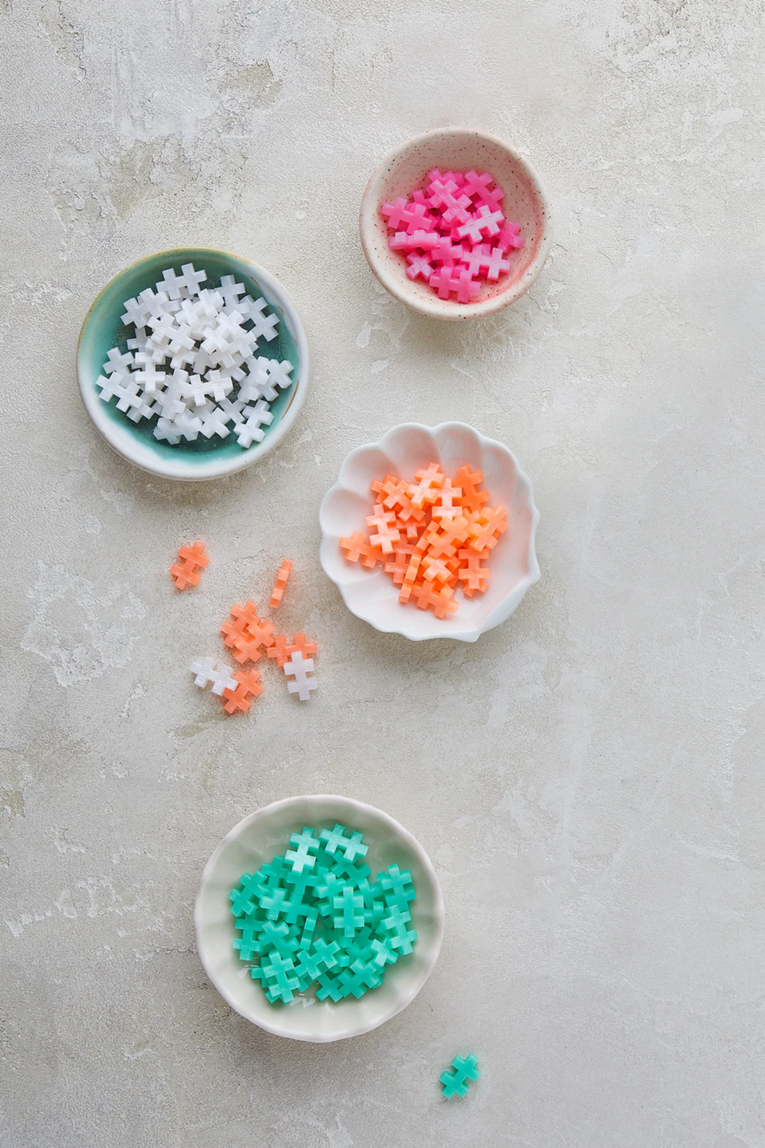 PLUS-PLUS Pearl Mix - 240 pieces Tube