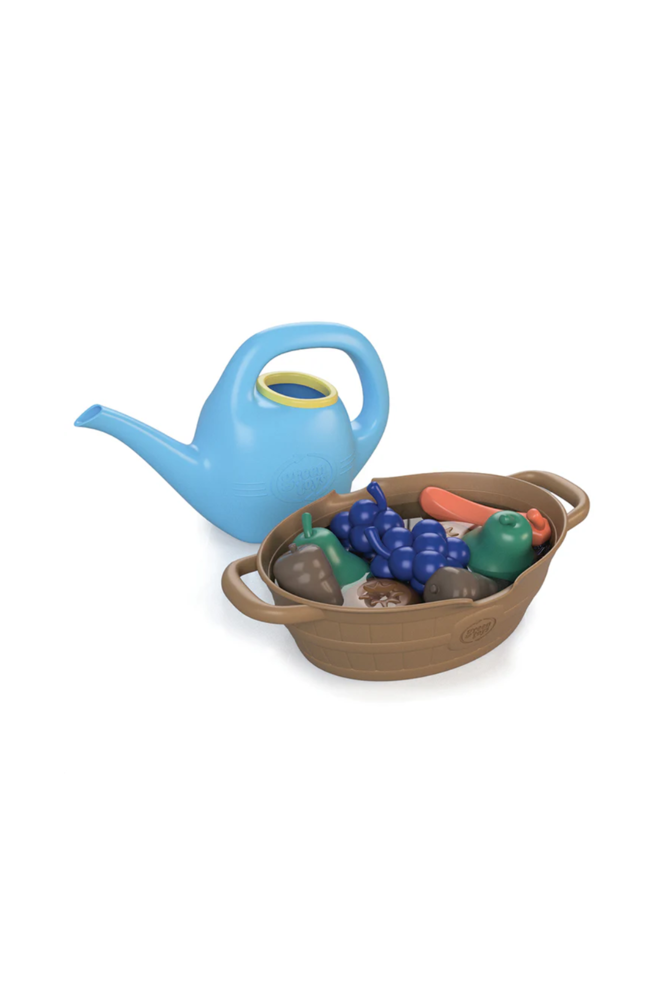 GREEN TOYS RAINBOW HARVEST COLOR CHANGING WATERING CAN ACTIVITY SET