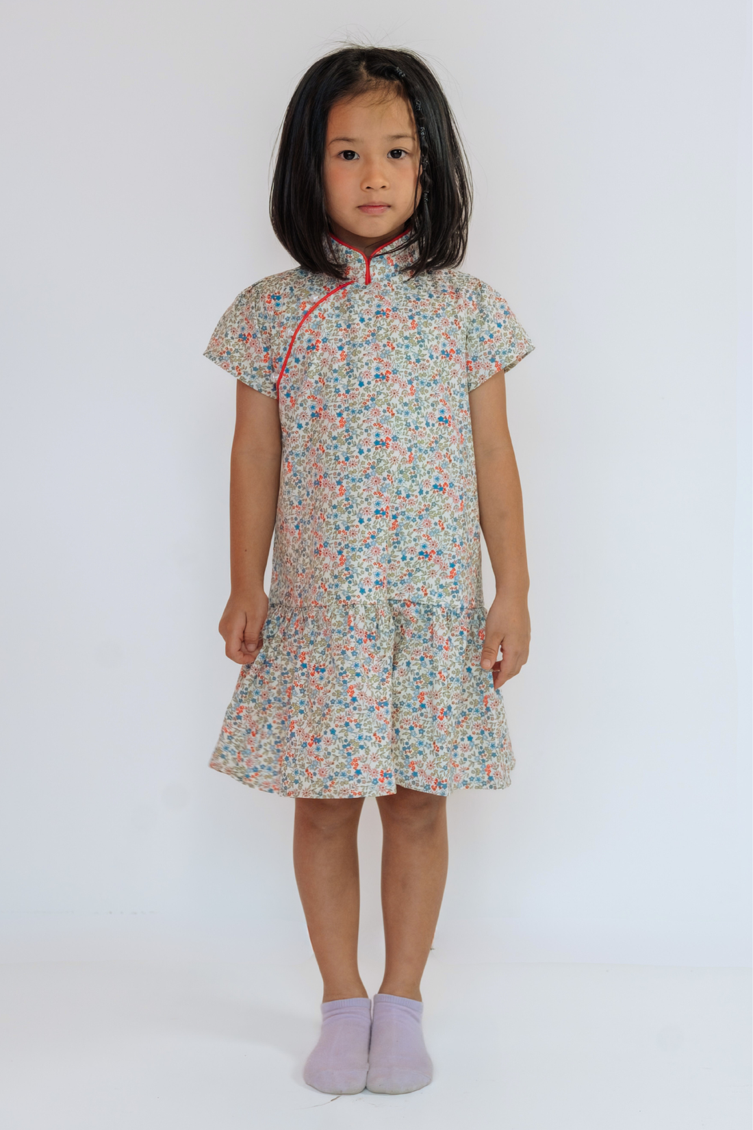 Red Clover Emilia Cheongsam