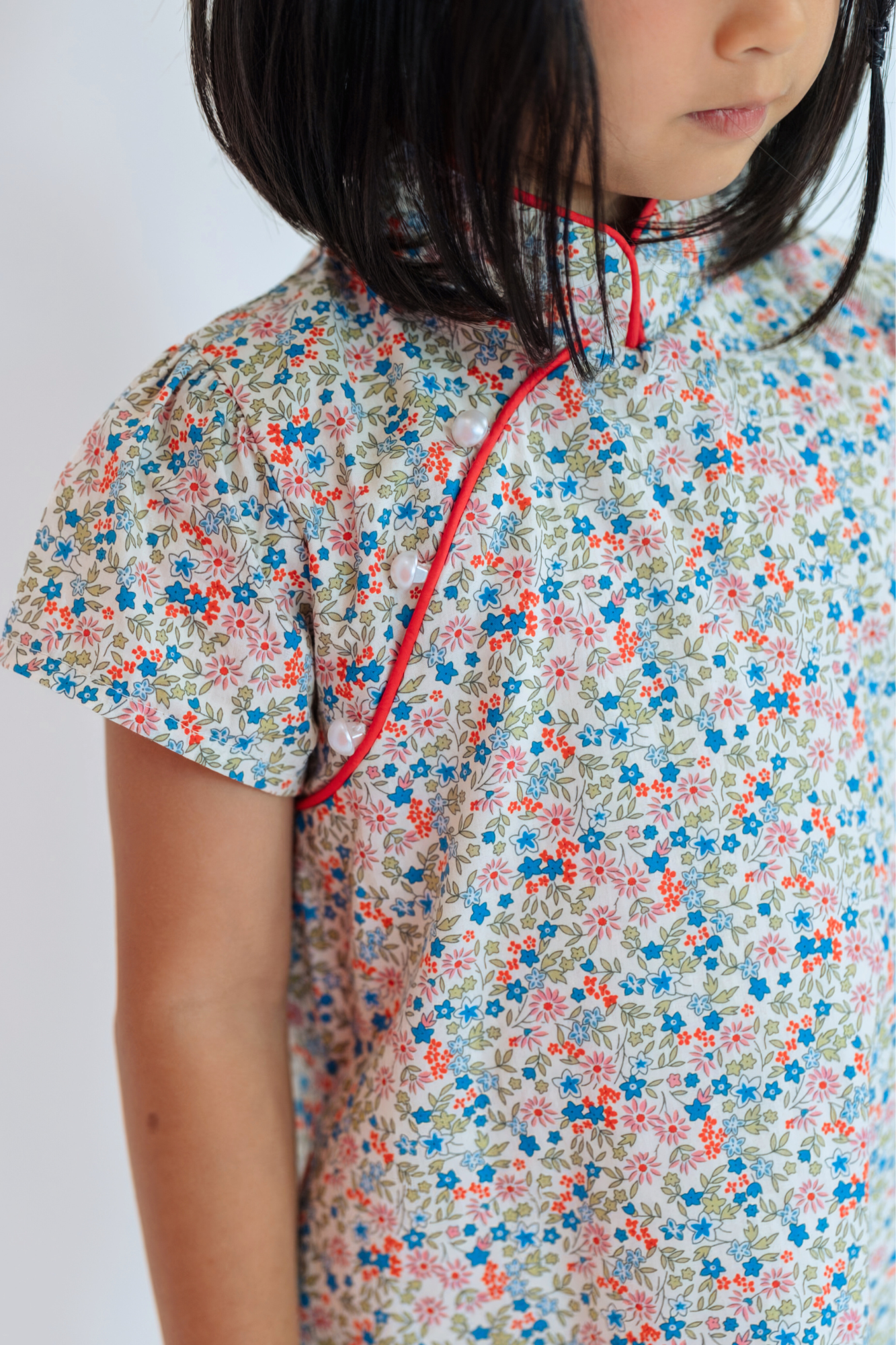 Red Clover Emilia Cheongsam