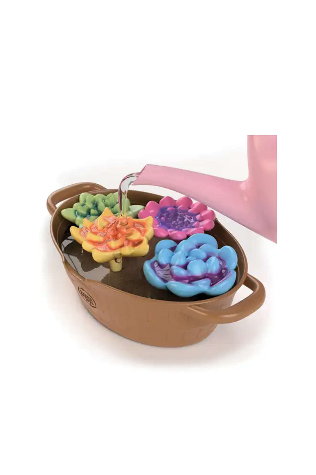 GREEN TOYS RAINBOW BLOOM COLOR CHANGING WATERING CAN ACTIVITY SET