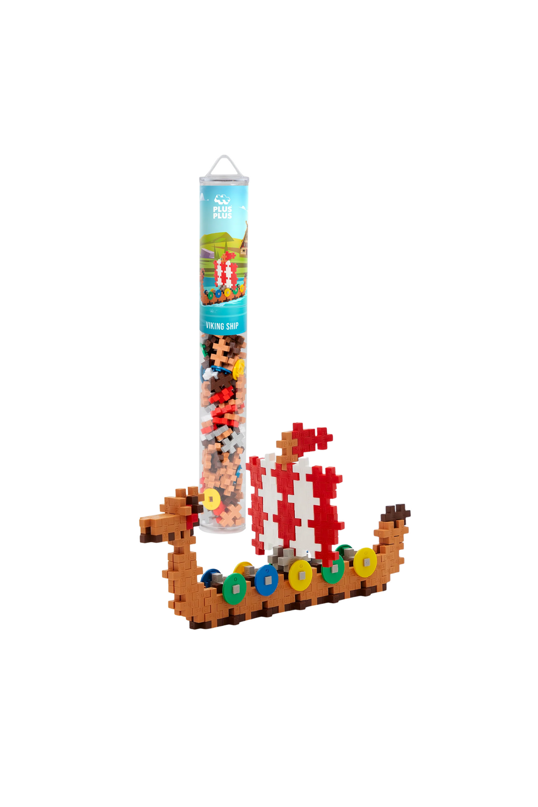 PLUS-PLUS Viking Ship - 100 pieces Tube
