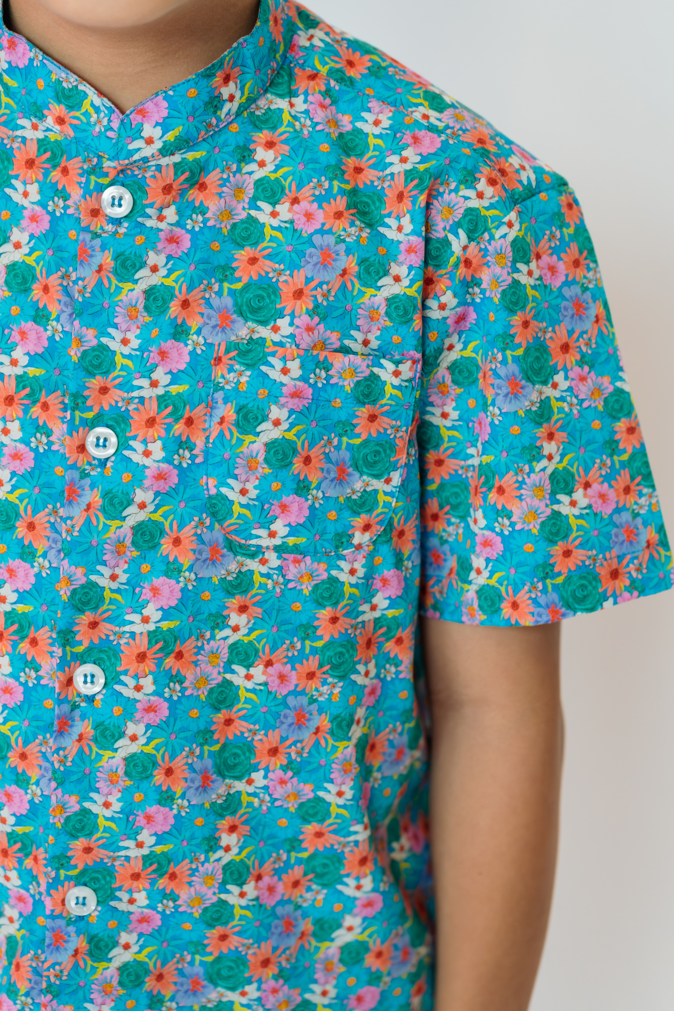 Azzurra Mandarin Shirt