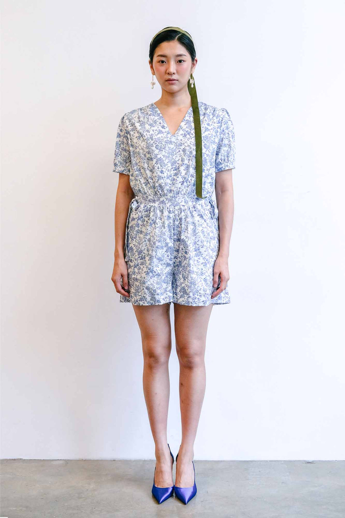 Blue Porcelain Playsuit