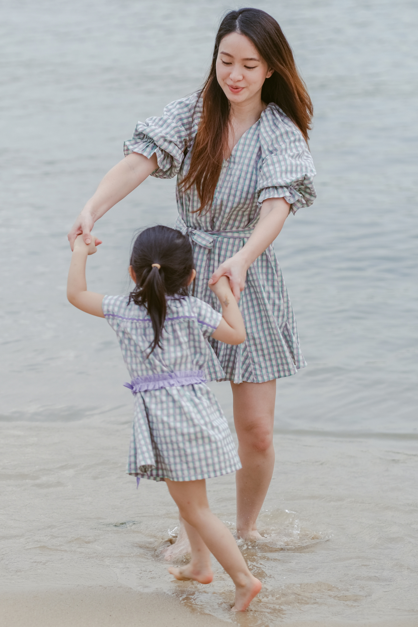 Multicolour Check Penny Dress