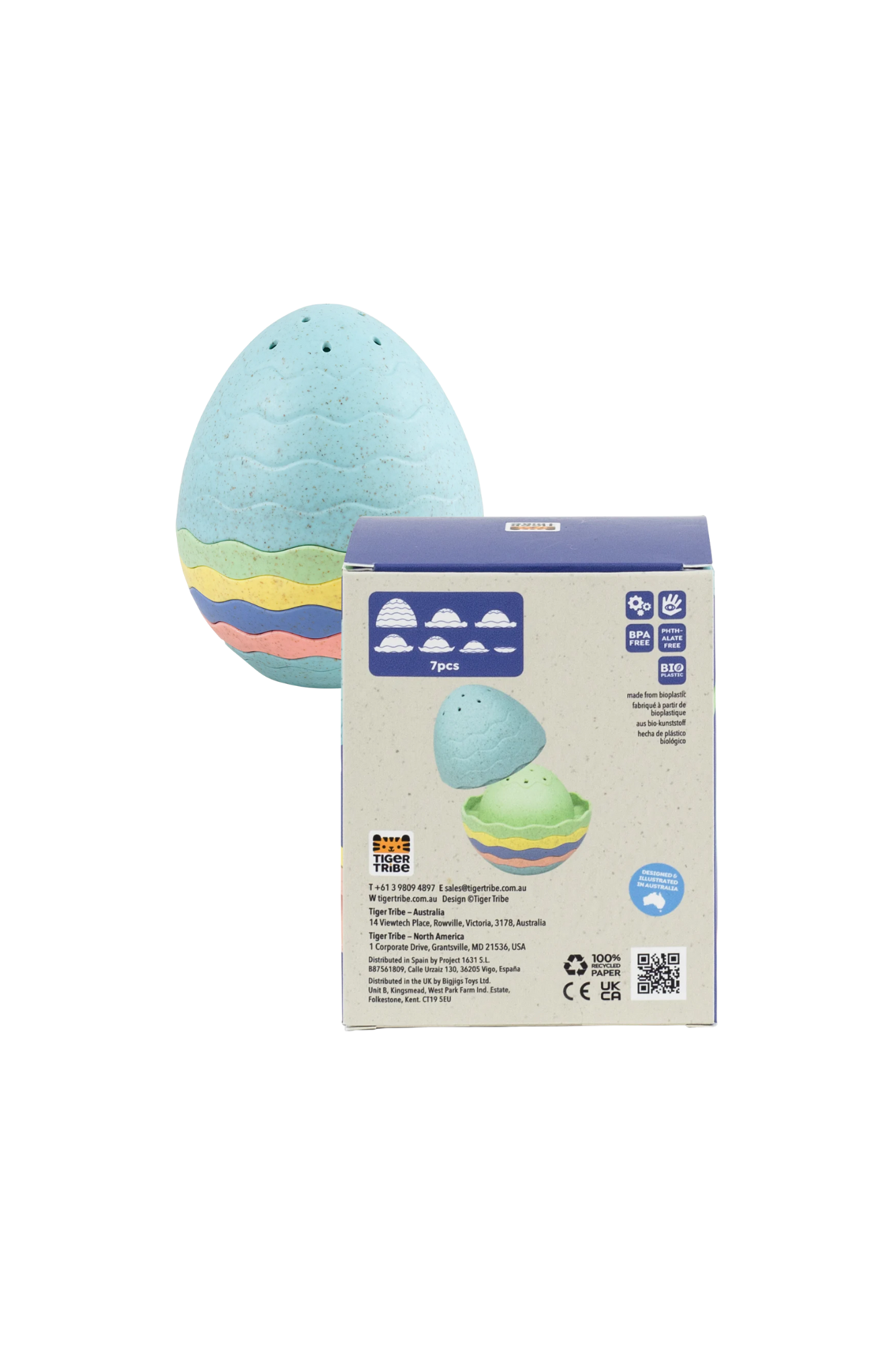 TIGER TRIBE STACK &amp; POUR - BATH EGG ECO