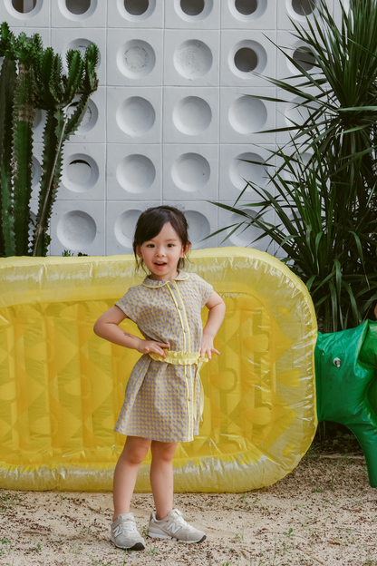 Yellow Plaid Penny Dress
