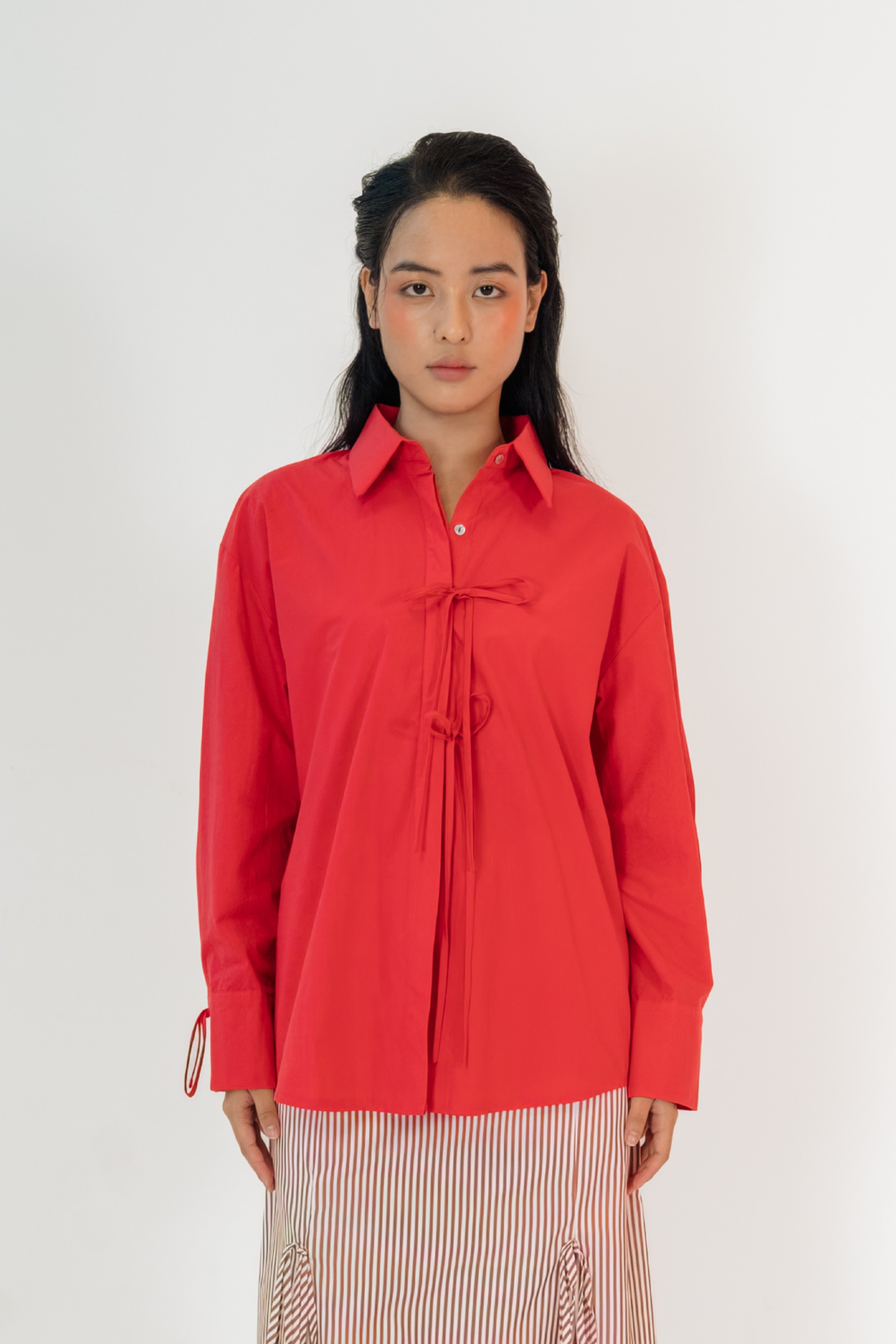 Red Garnet Oversized Shirt
