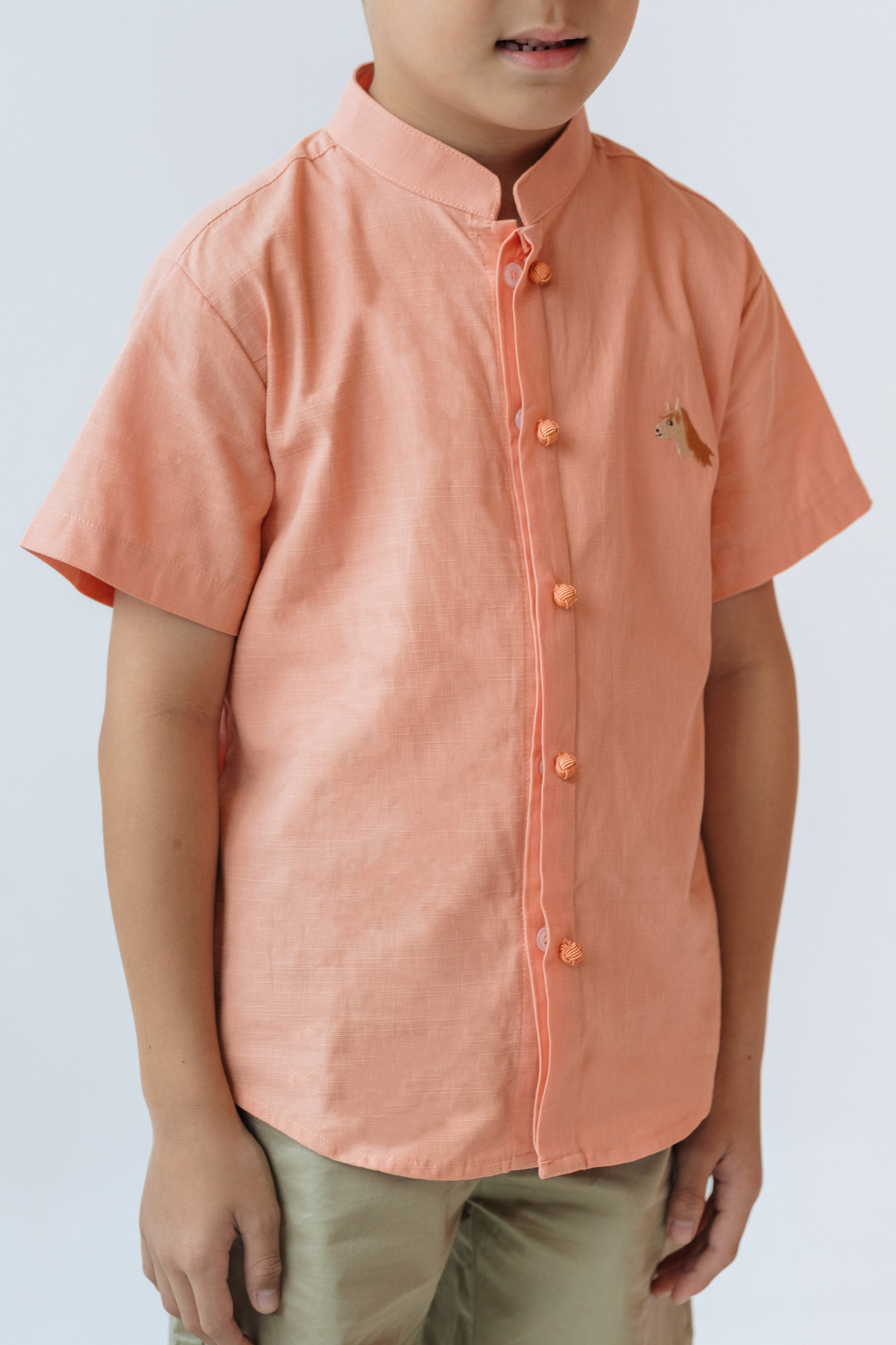 Apricot Mandarin Shirt