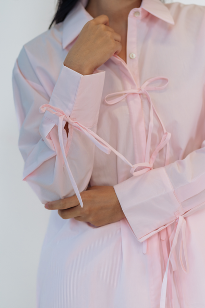 Pink Opal Oversized Shirt