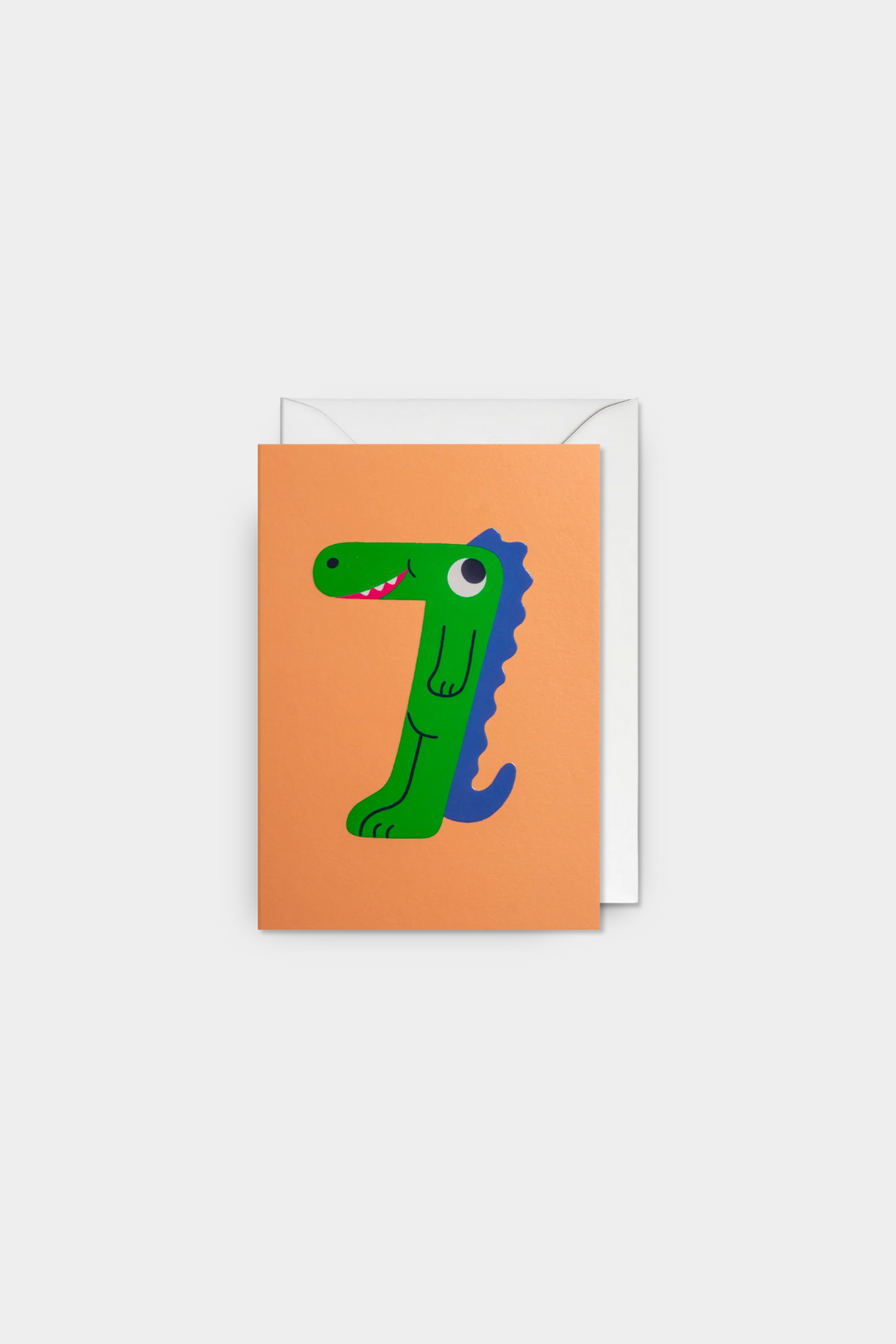 Seven Today Crocodile Greeting Card