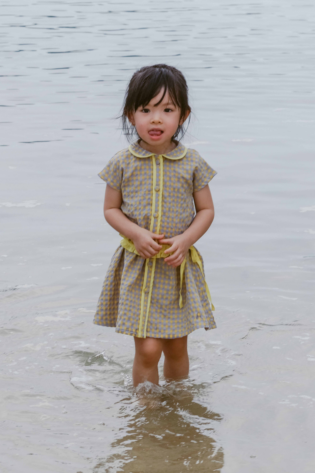 Yellow Plaid Penny Dress