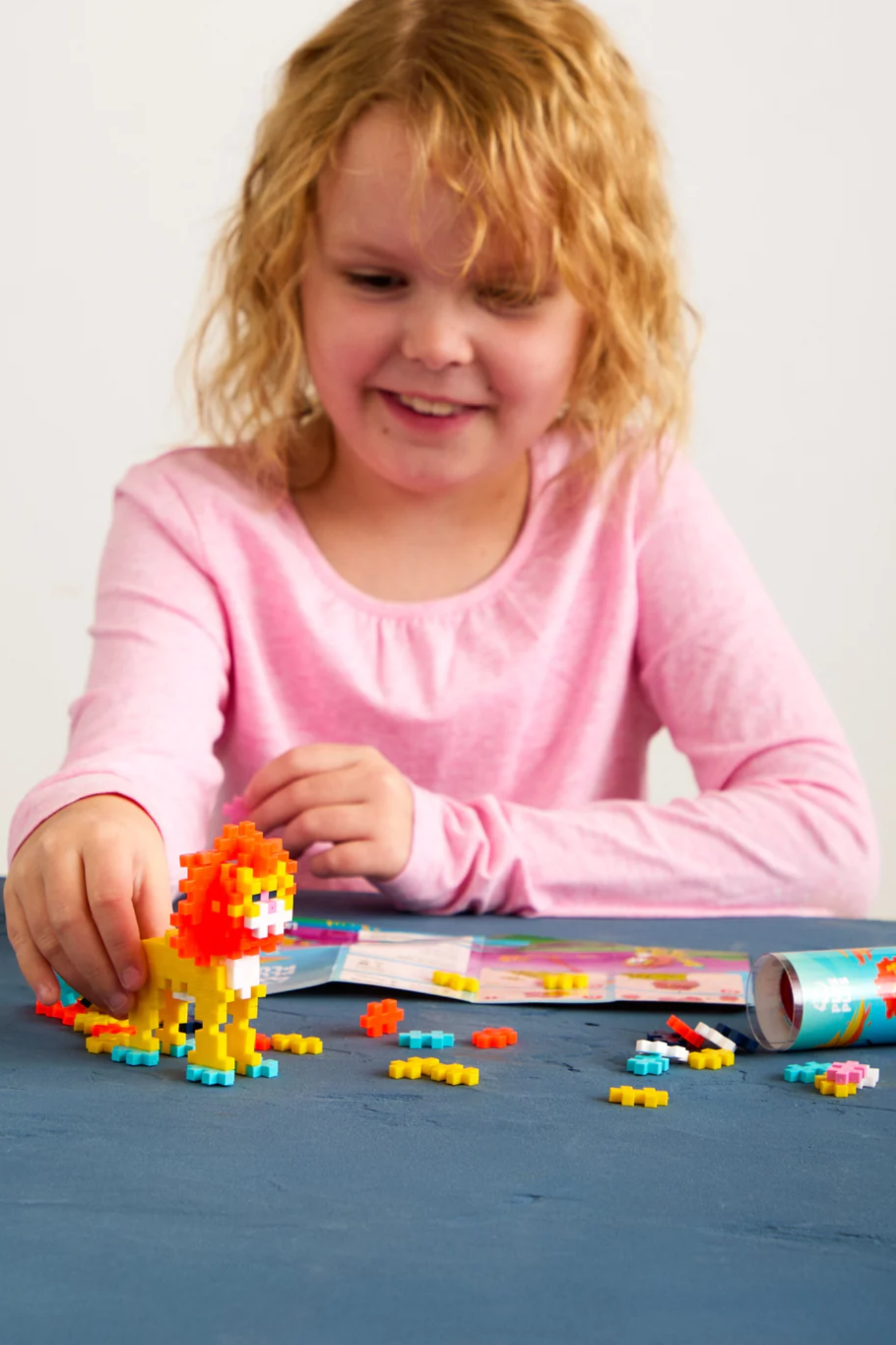 PLUS-PLUS Lion Sunny - 100 pieces Tube