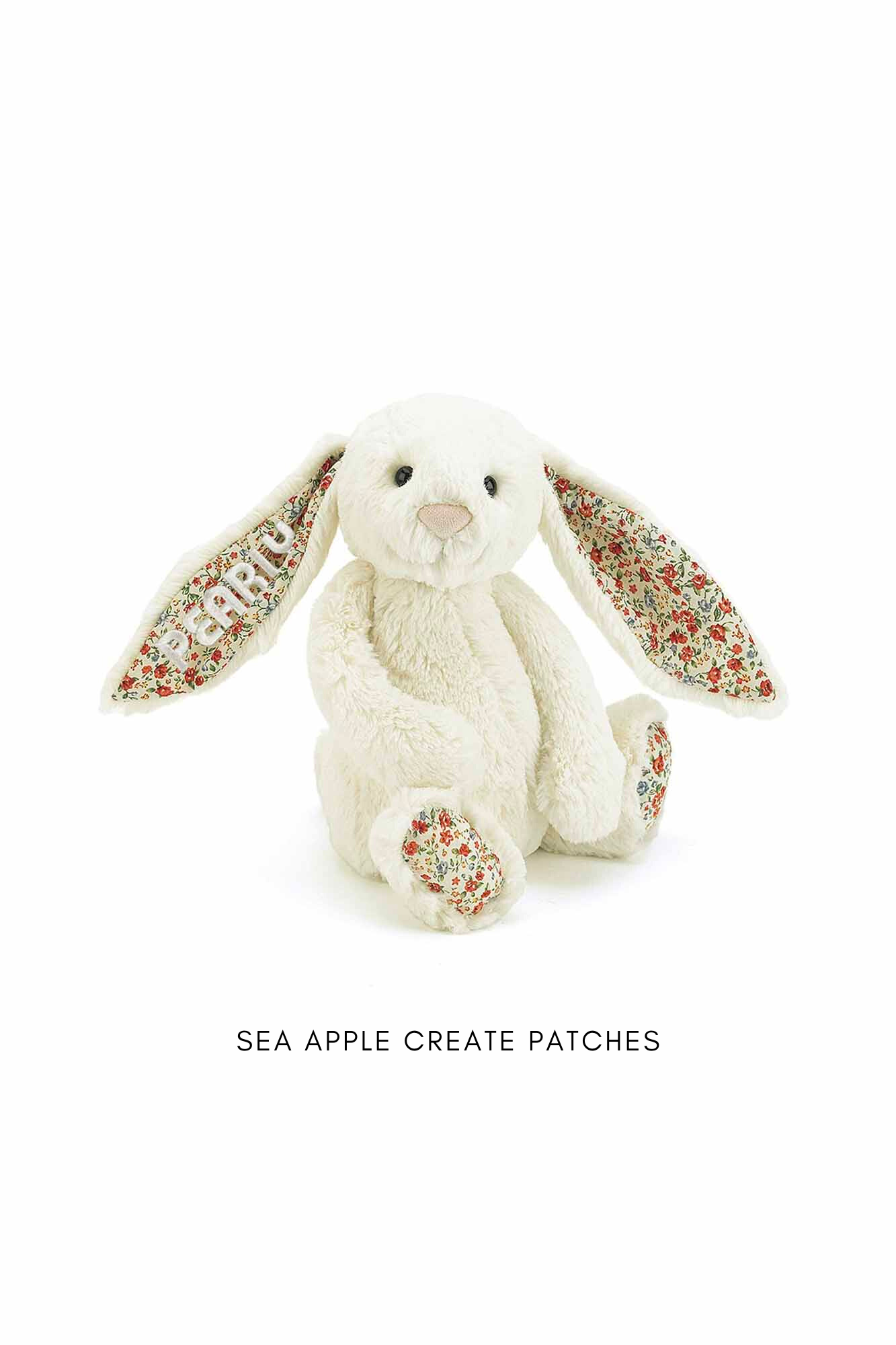 Personalisable Jellycat Blossom Cream Bunny Medium