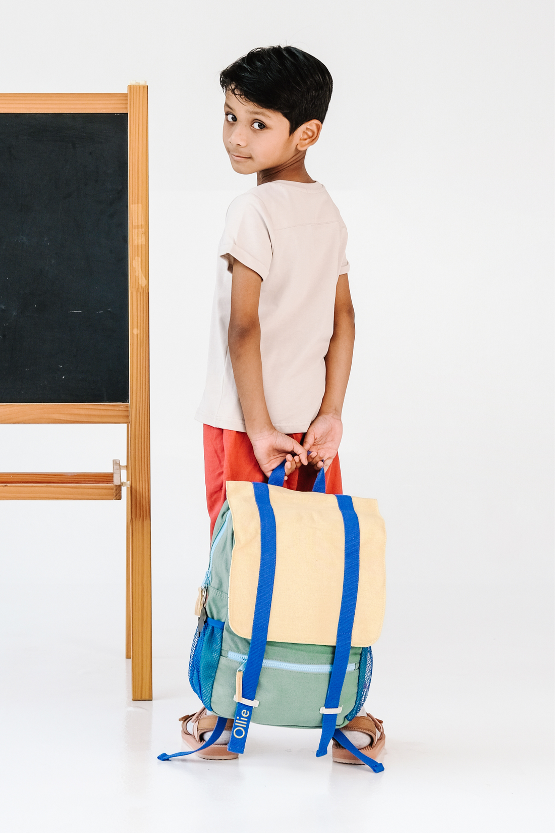 Personalisable 365 Backpack Blue Colour Block