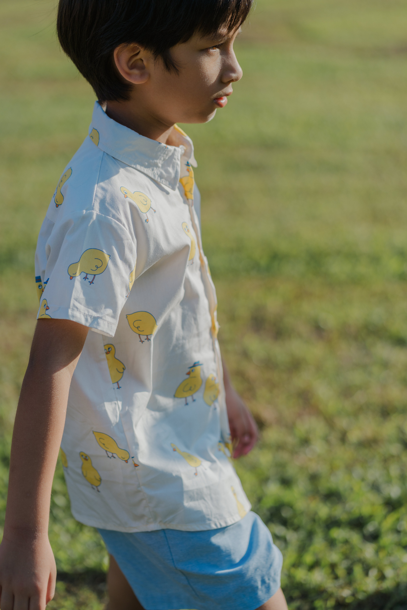 Chicks Cream Collared Shirt