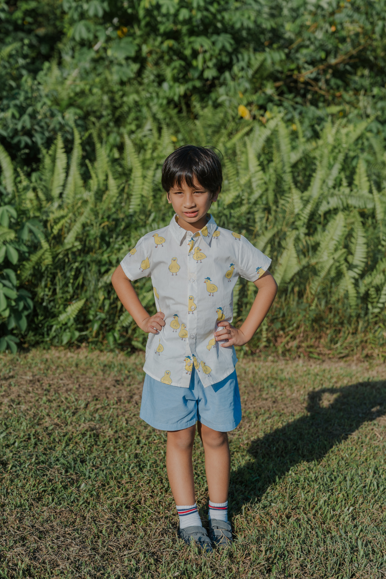 Chicks Cream Collared Shirt