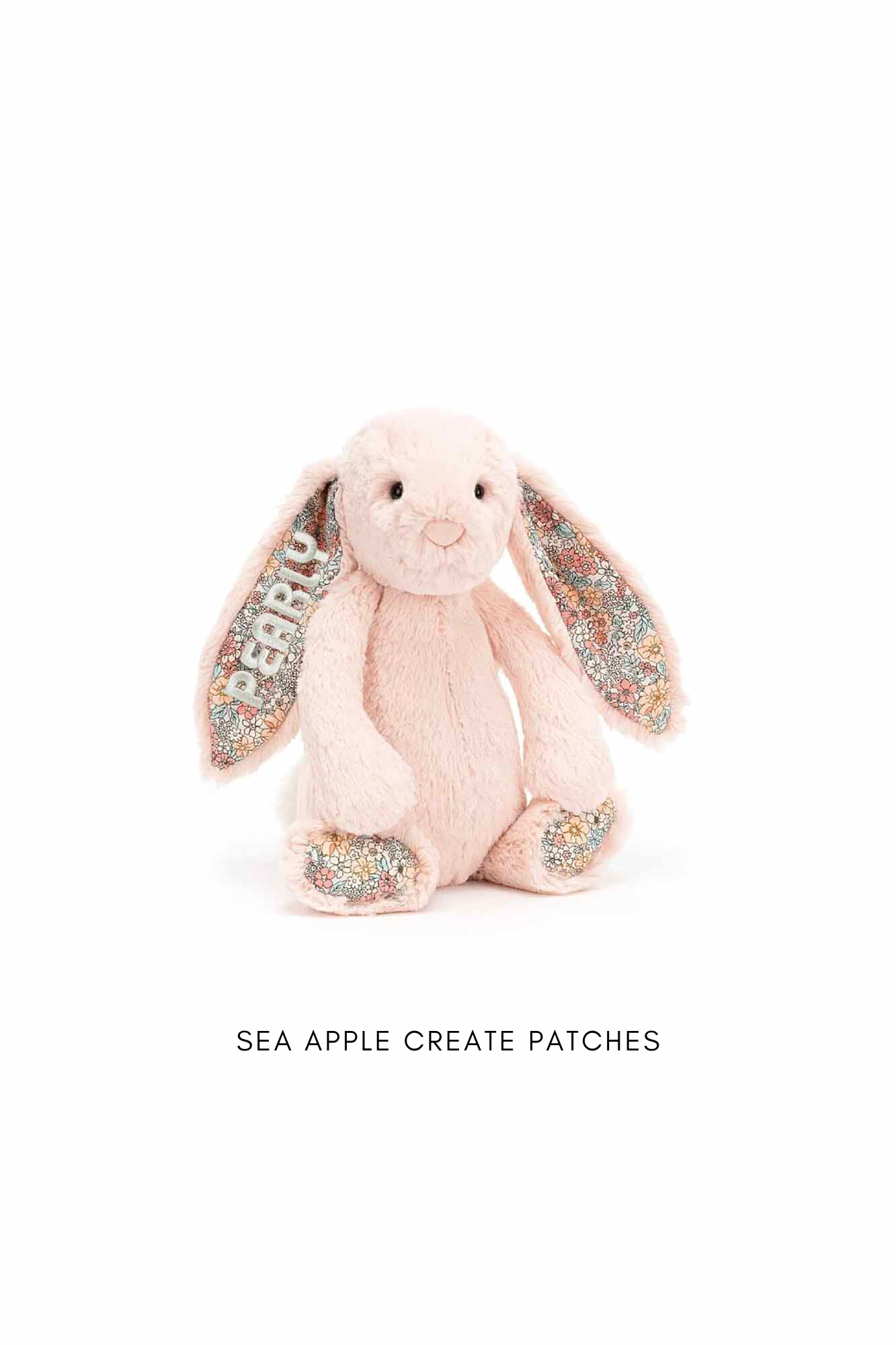 Personalisable Jellycat Blossom Bunny Blush Medium