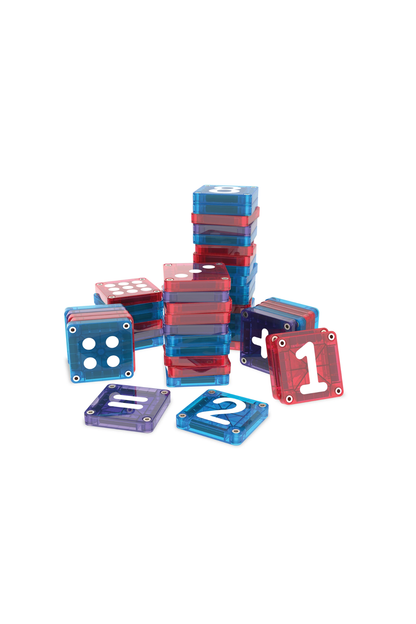 MAGNA-TILES Learn Numbers - 56 pieces set