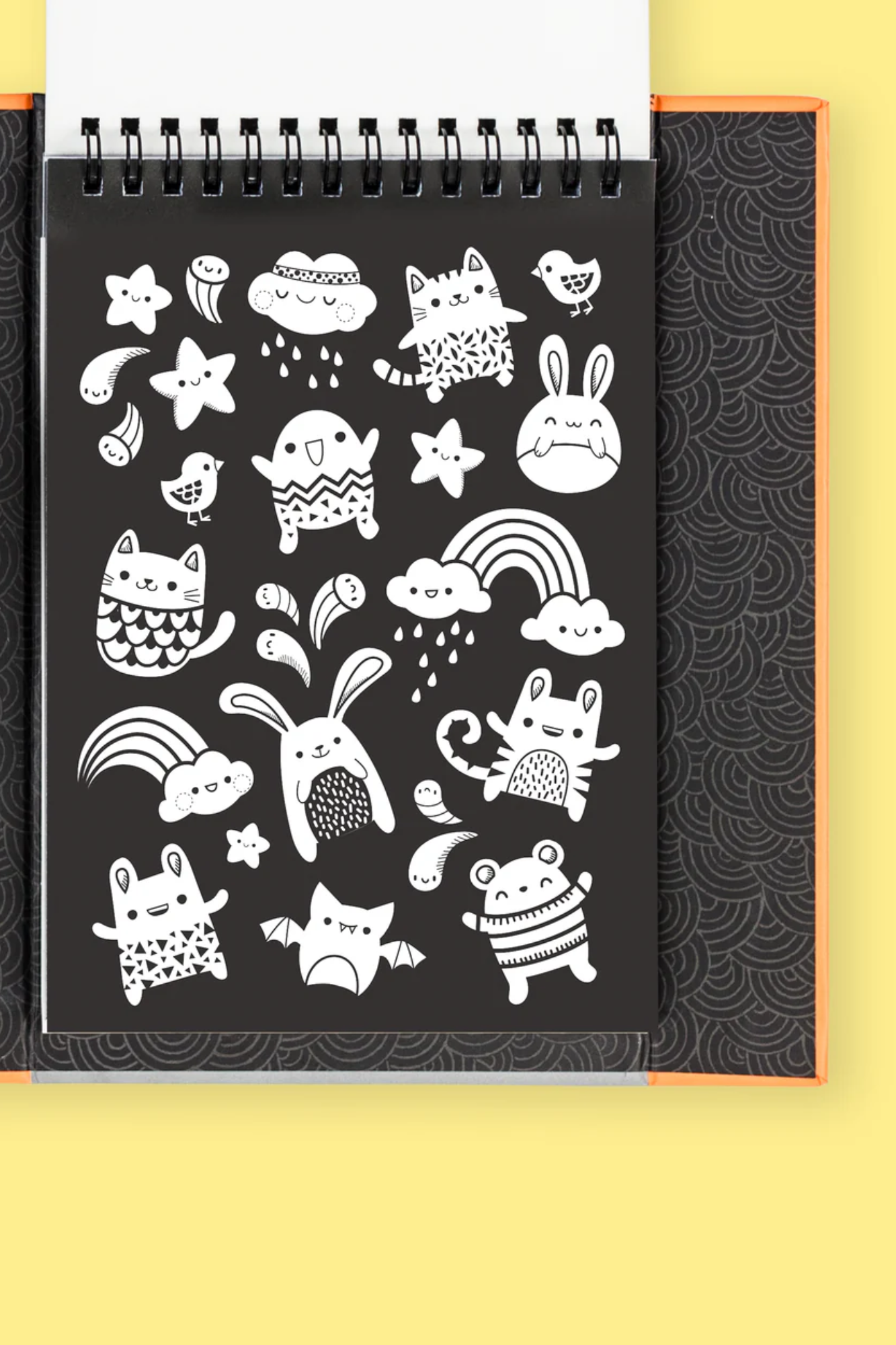 TIGER TRIBE NEON COLOURING SET - GLOWFRIEND