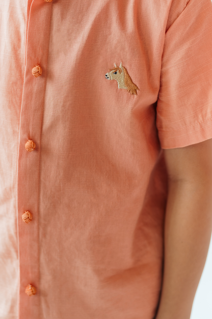 Apricot Mandarin Shirt