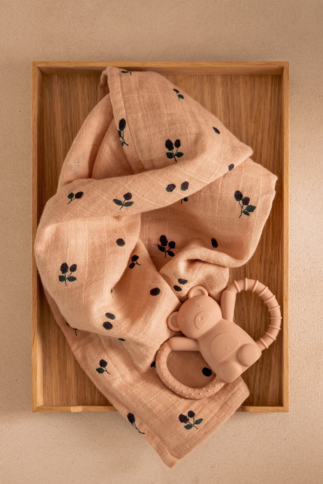 Personalisable Baby Girl Terracotta Gift Set