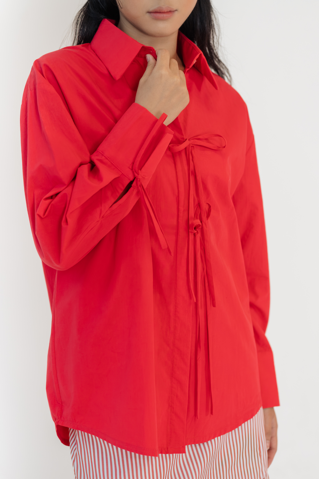 Red Garnet Oversized Shirt